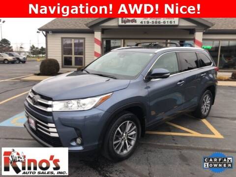 2019 Toyota Highlander for sale at Rino's Auto Sales in Celina OH