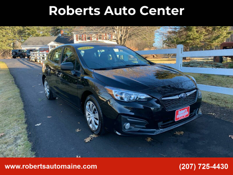 2018 Subaru Impreza for sale at Roberts Auto Center in Bowdoinham ME