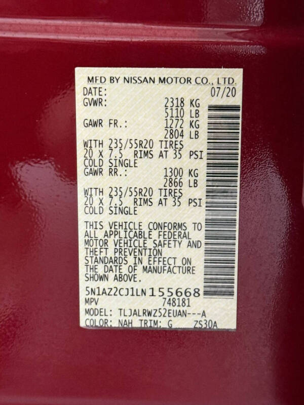 2020 Nissan Murano SL