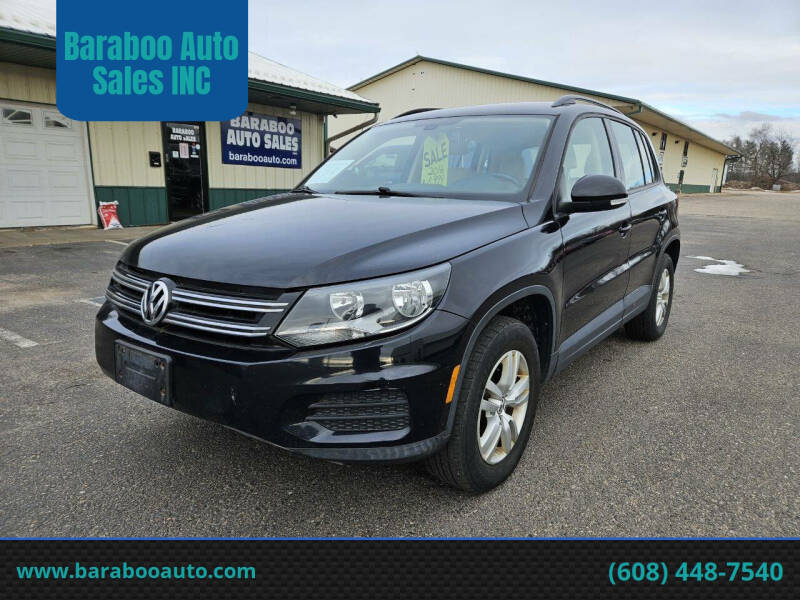 2016 Volkswagen Tiguan for sale at Baraboo Auto Sales INC in Baraboo WI