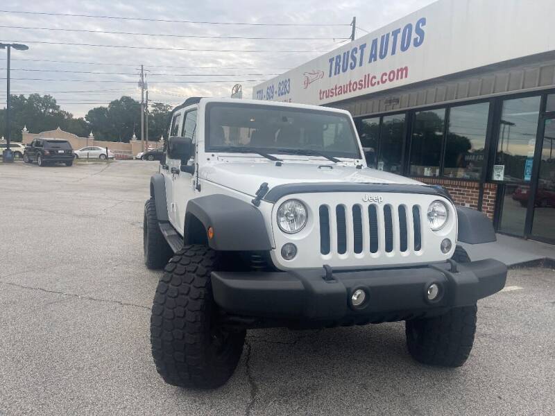 2017 Jeep Wrangler Unlimited for sale at Trust Autos, LLC in Decatur GA