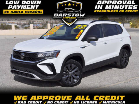 2022 Volkswagen Taos for sale at BARSTOW AUTO SALES in Barstow CA