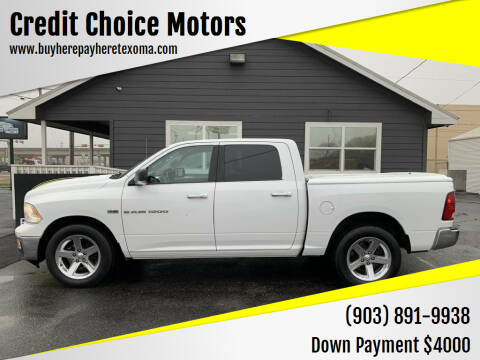 2011 RAM 1500 for sale at Credit Choice Motors in Sherman TX