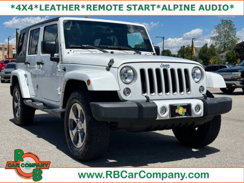 2016 Jeep Wrangler Unlimited for sale at R & B CAR CO in Fort Wayne IN