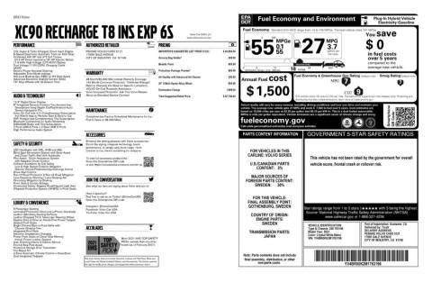 2021 Volvo XC90 Recharge T8 Inscription Expression 6P