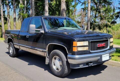 1996 GMC Sierra 1500 for sale at CLEAR CHOICE AUTOMOTIVE in Milwaukie OR
