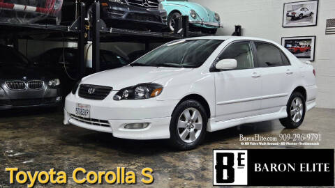 2006 Toyota Corolla for sale at Baron Elite in Upland CA