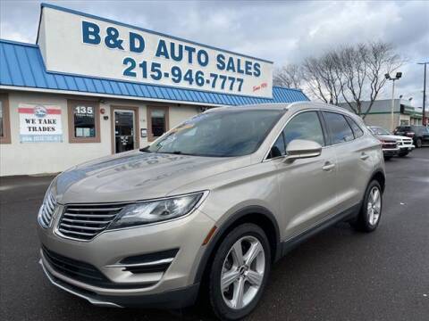 2015 Lincoln MKC for sale at B & D Auto Sales Inc. in Fairless Hills PA