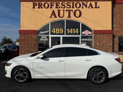 2020 Chevrolet Malibu for sale at Professional Auto Sales & Service in Fort Wayne IN