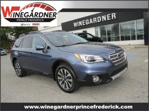 2016 Subaru Outback for sale at Winegardner Auto Sales in Prince Frederick MD
