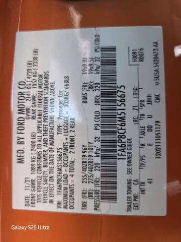 2021 Ford Mustang GT Premium