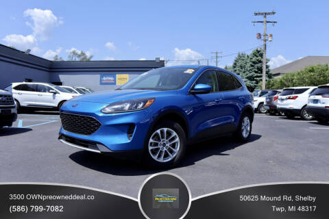 2020 Ford Escape for sale at BIG JAY'S AUTO SALES in Shelby Township MI