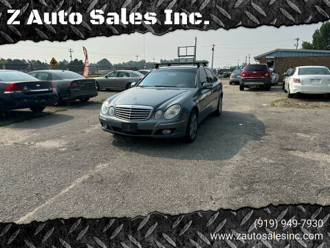 2007 Mercedes-Benz E-Class for sale at Z Auto Sales Inc. in Rocky Mount NC