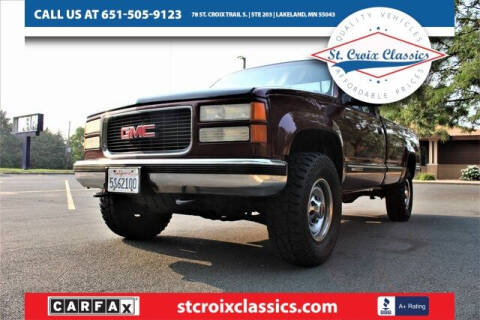 1998 GMC Sierra 2500 for sale at St. Croix Classics in Lakeland MN