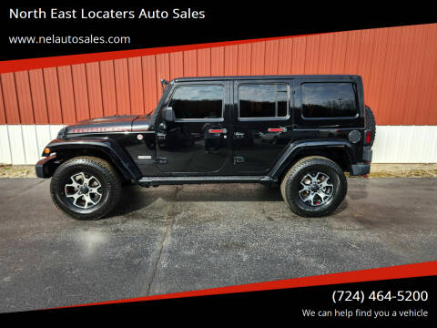 2017 Jeep Wrangler Unlimited for sale at North East Locaters Auto Sales in Indiana PA