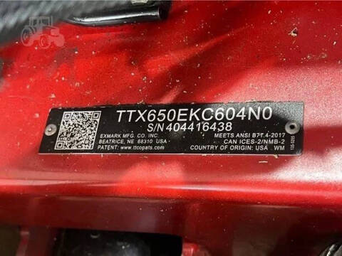 2019 Exmark TTX650EKC604N0
