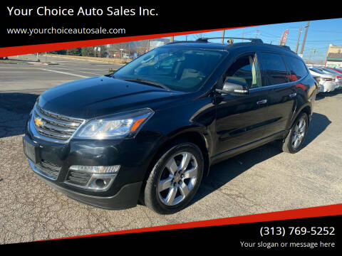 2017 Chevrolet Traverse for sale at Your Choice Auto Sales Inc. in Dearborn MI