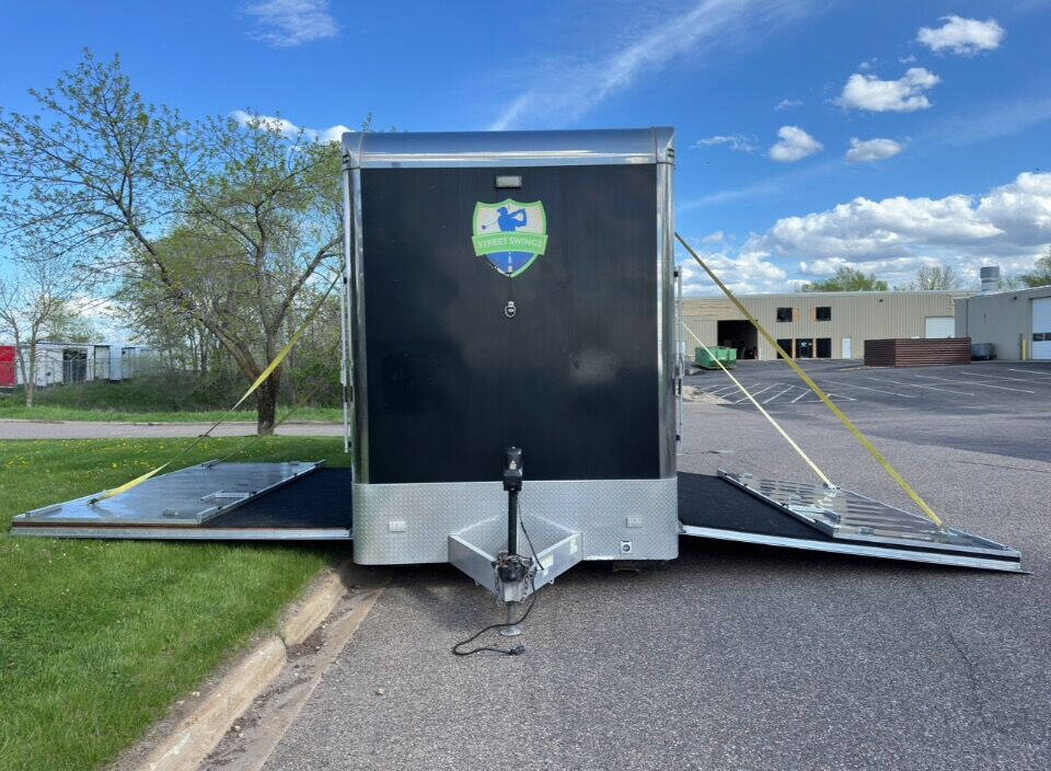 2017 ATC Golf 8.5x28 aluminum trailer for sale at Sales Ramp LLC in Elk River, MN