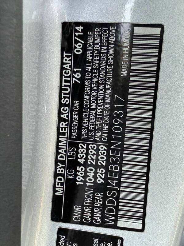 2014 Mercedes-Benz CLA CLA 250