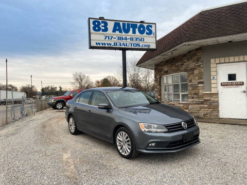 2015 Volkswagen Jetta for sale at 83 Autos in York PA