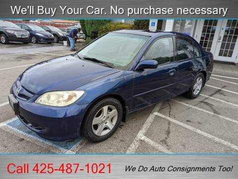 2005 Honda Civic for sale at Platinum Autos in Woodinville WA