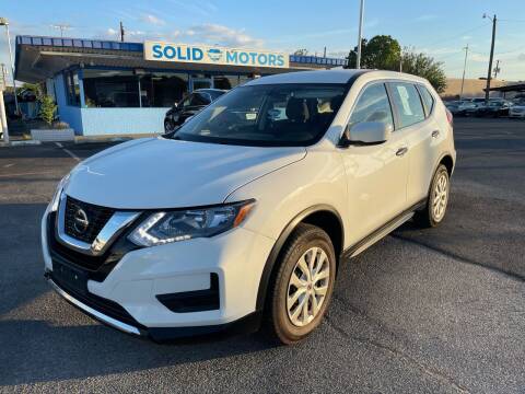2018 Nissan Rogue for sale at SOLID MOTORS LLC in Garland TX