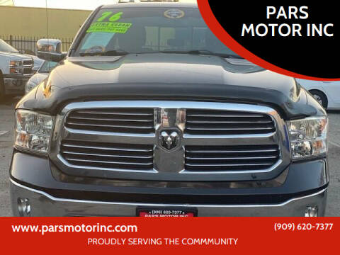 2016 RAM 1500 for sale at PARS MOTOR INC in Pomona CA