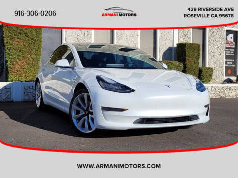 2019 Tesla Model 3 for sale at Armani Motors in Roseville CA