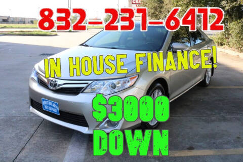 2014 Toyota Camry for sale at Direct One Auto in Houston TX