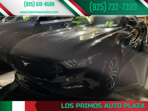 2016 Ford Mustang for sale at Los Primos Auto Plaza in Brentwood CA