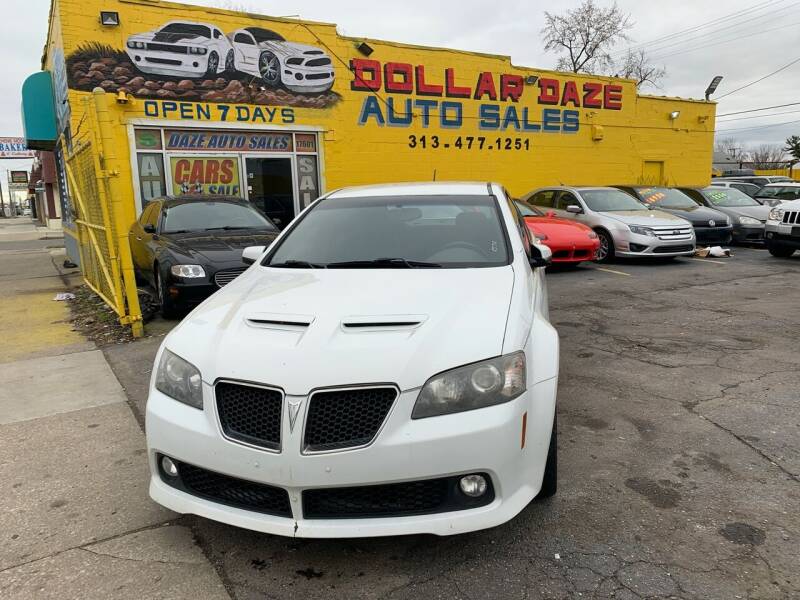 2009 Pontiac G8 for sale at Dollar Daze Auto Sales Inc in Detroit MI