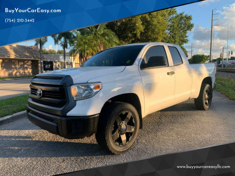 2015 Toyota Tundra for sale at BuyYourCarEasyllc.com in Hollywood FL
