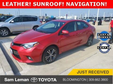 2016 Toyota Corolla for sale at Sam Leman Toyota Bloomington in Bloomington IL