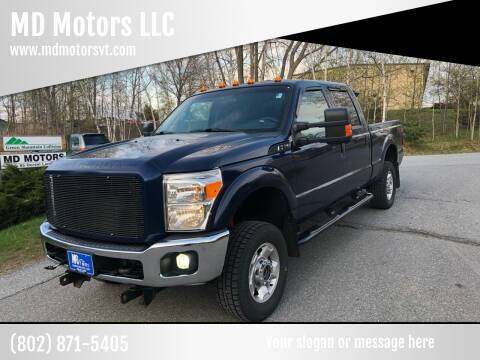 2012 Ford F-350 Super Duty for sale at MD Motors LLC in Williston VT