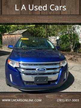 2013 Ford Edge for sale at L A Used Cars in Abington MA
