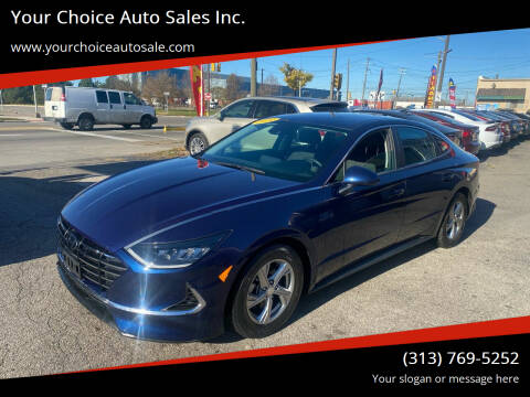 2021 Hyundai Sonata for sale at Your Choice Auto Sales Inc. in Dearborn MI