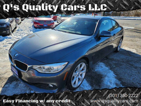 2015 BMW 4 Series for sale at Q's Quality Cars LLC in Capitol Heights MD