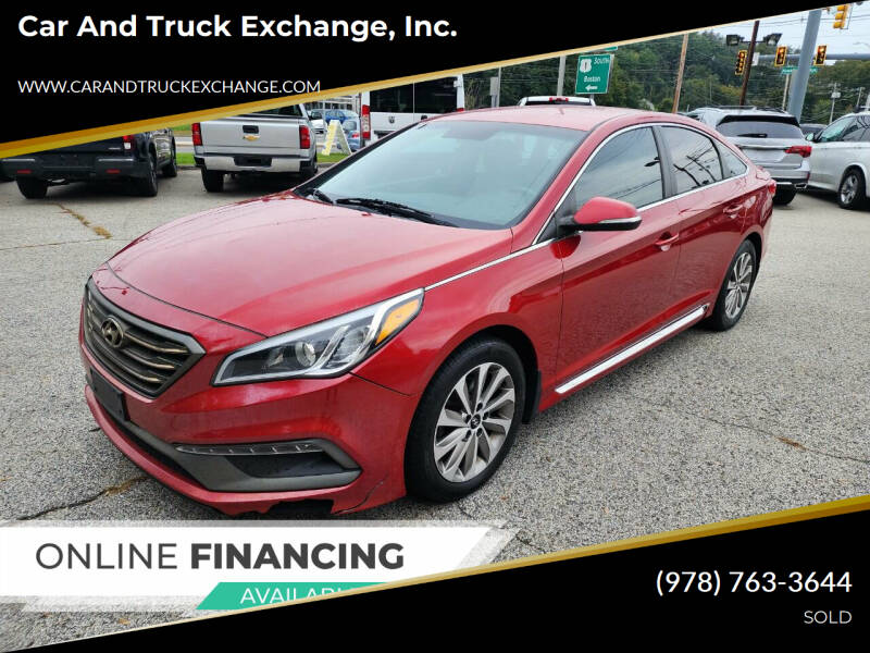 2017 Hyundai Sonata for sale at Car and Truck Exchange, Inc. in Rowley MA