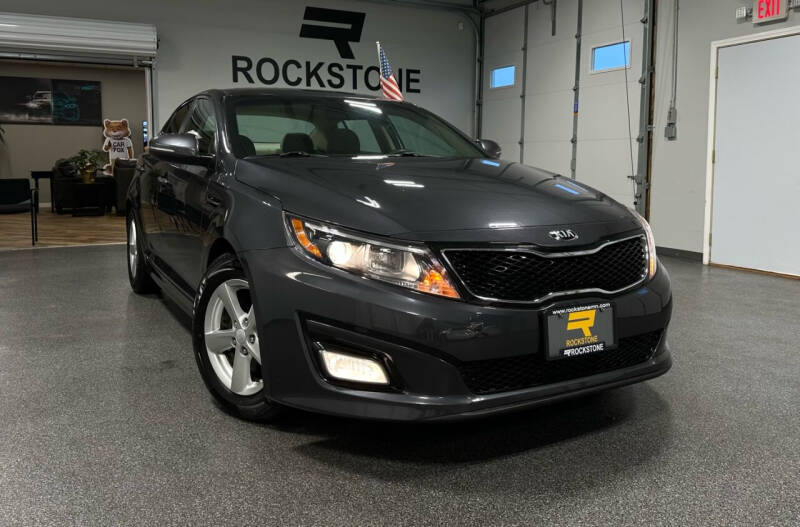 2015 Kia Optima for sale at Rockstone Automotive Inc in Monticello MN