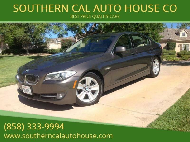 2012 BMW 5 Series for sale at SOUTHERN CAL AUTO HOUSE in San Diego CA