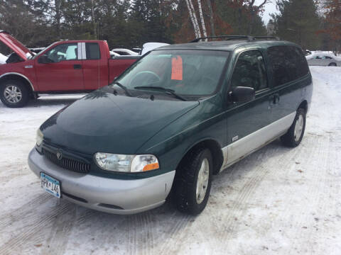 2000 Mercury Villager for sale at Cooper Auto Sales in Bemidji MN