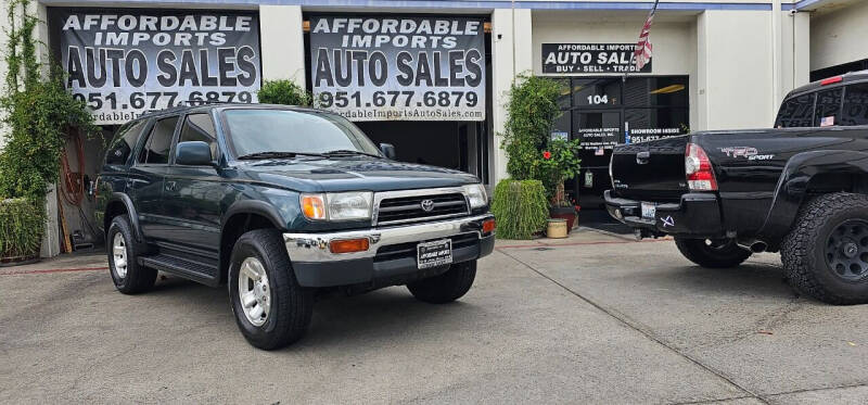 1998 Toyota 4Runner for sale at Affordable Imports Auto Sales in Murrieta CA
