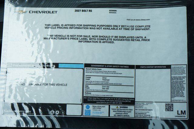 2027 Chevrolet Bolt RS
