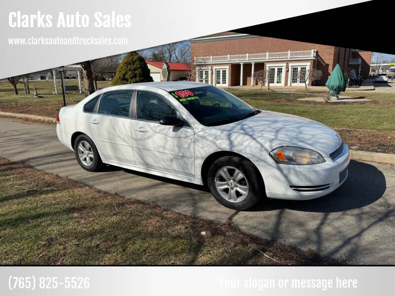 2013 Chevrolet Impala for sale at Clarks Auto Sales in Connersville IN