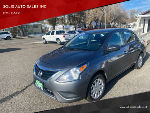 2019 Nissan Versa for sale at SOLIS AUTO SALES INC in Elko NV