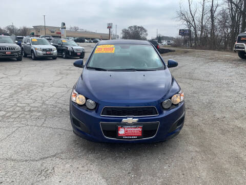 2013 Chevrolet Sonic for sale at Community Auto Brokers in Crown Point IN