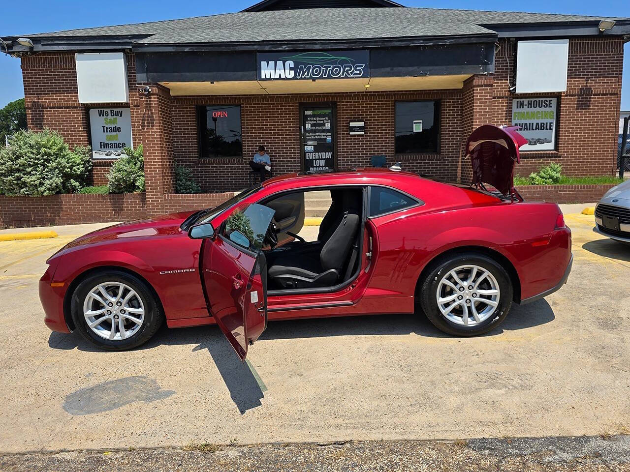 2015 Chevrolet Camaro for sale at Mac Motors in Arlington, TX