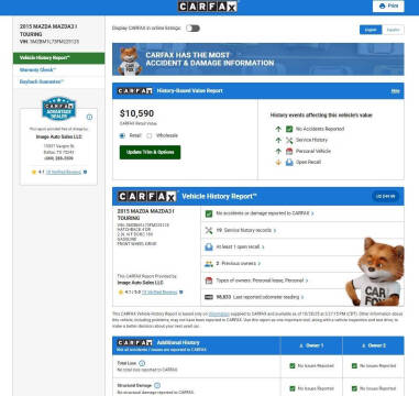 2015 Mazda MAZDA3 i Touring