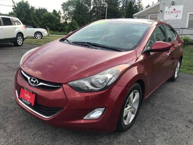 2012 Hyundai Elantra for sale at FUSION AUTO SALES in Spencerport NY