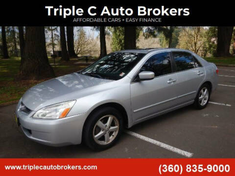 2003 Honda Accord for sale at Triple C Auto Brokers in Washougal WA